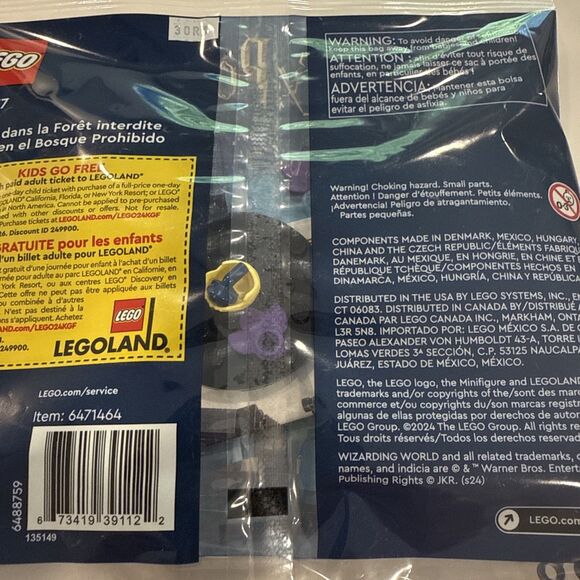 Lot of 2 LEGO Harry Potter: Draco in the Forbidden Forest (30677) - Picture 7 of 7